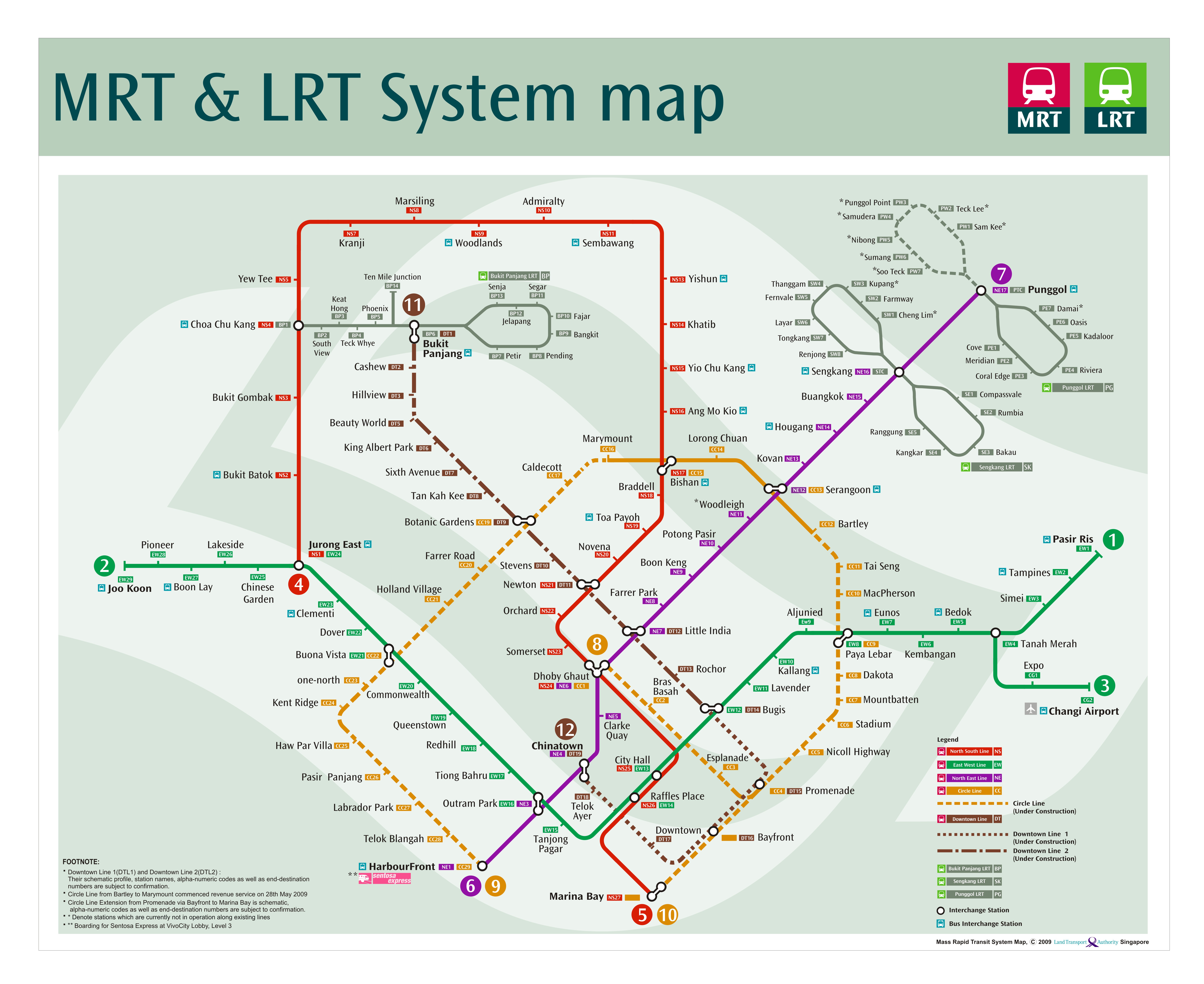 Singapore Mrt Map